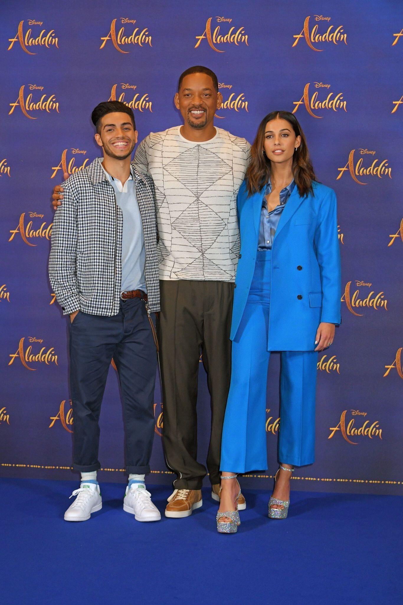 Naomi Scott from Aladdin Press conference in London