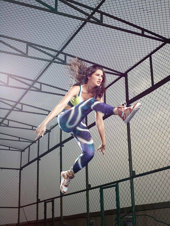 Nargis Fakhri Hot photoshoot For Reebok