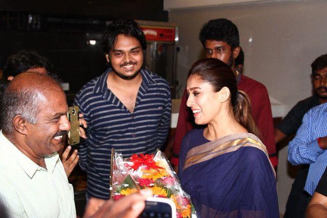 Nayanthara Visits Chennai Screens For Aramm Movie Promotions