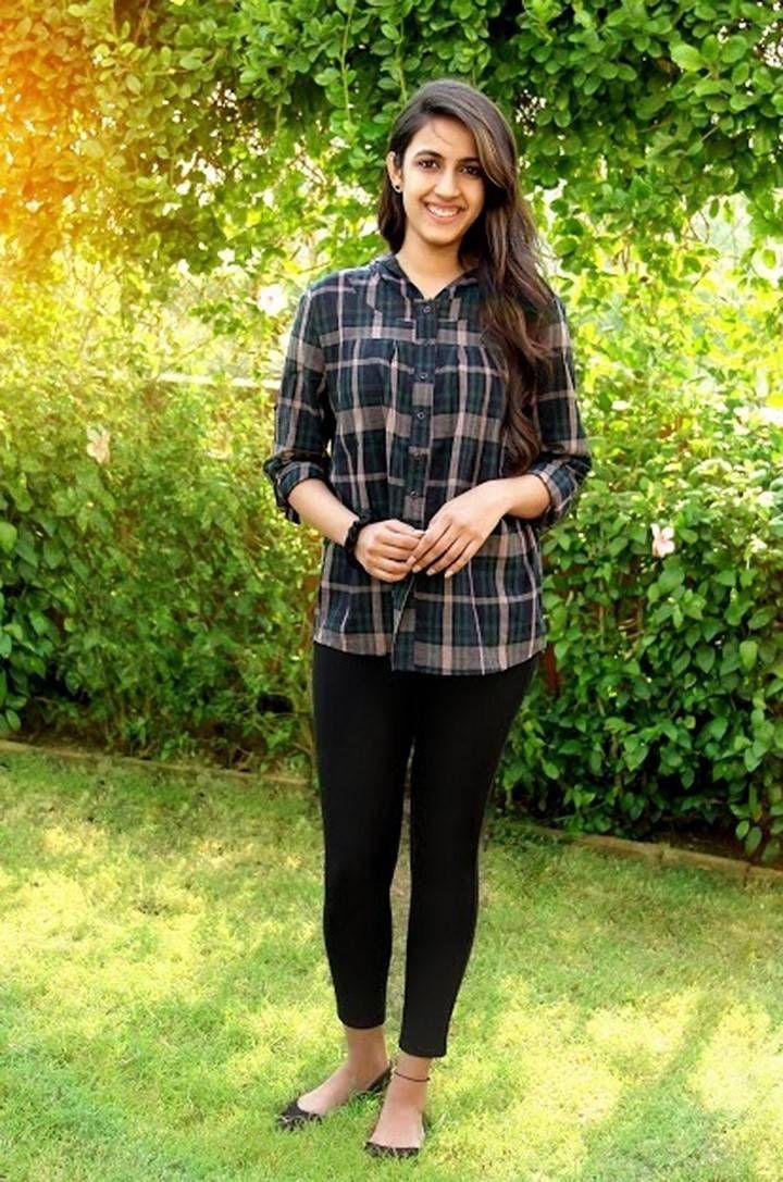 Niharika Stills In Black Shirt