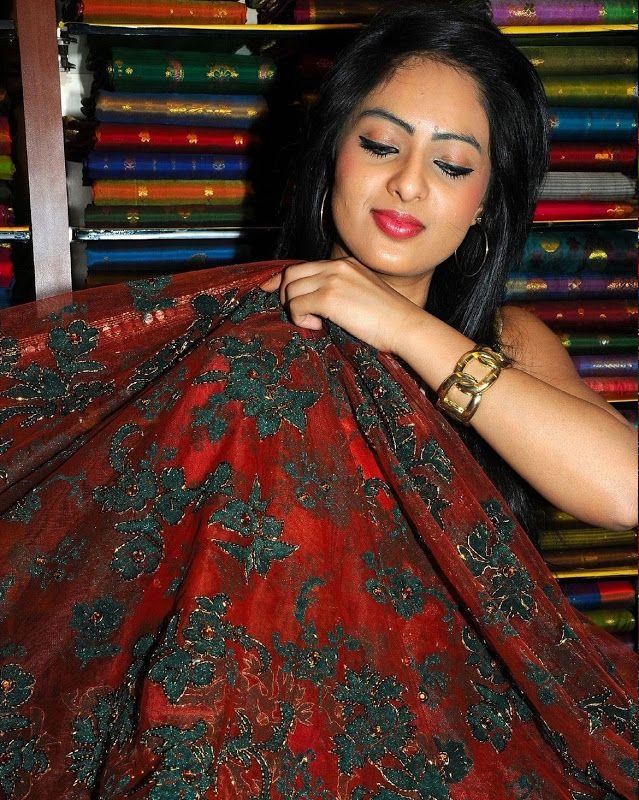 Nikesha Patel Hot In Cool Saree Photos
