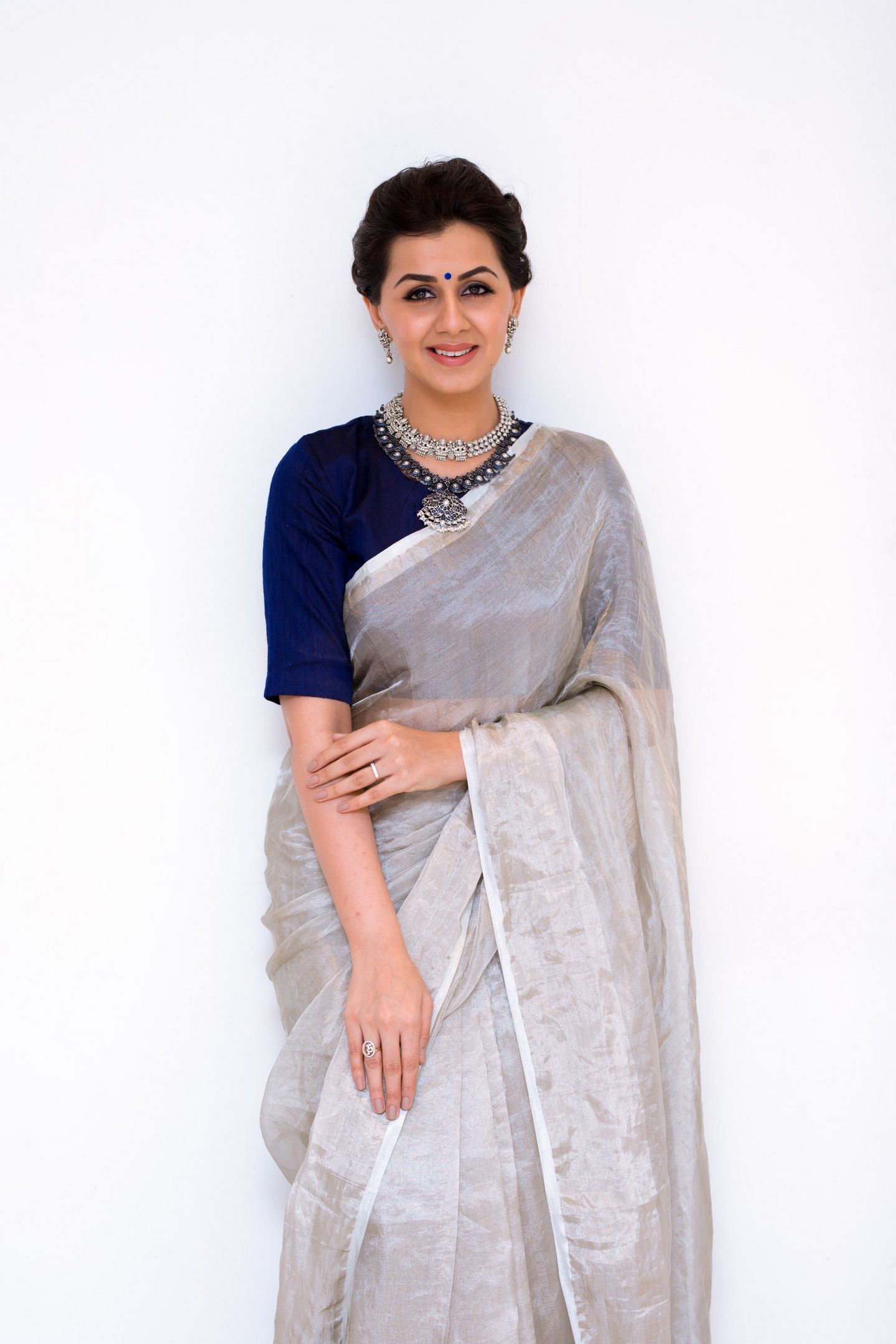 Nikki Galrani Latest Photos in Saree