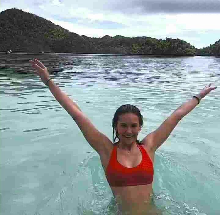 Nina Dobrev Photos Under Water