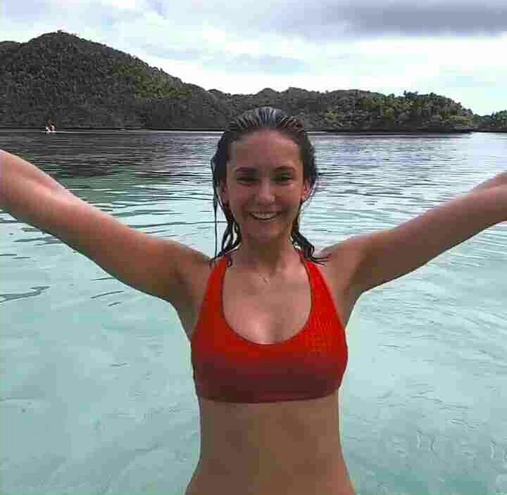 Nina Dobrev Photos Under Water