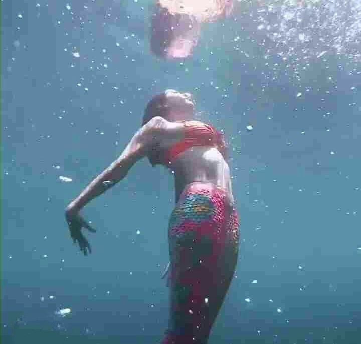 Nina Dobrev Photos Under Water