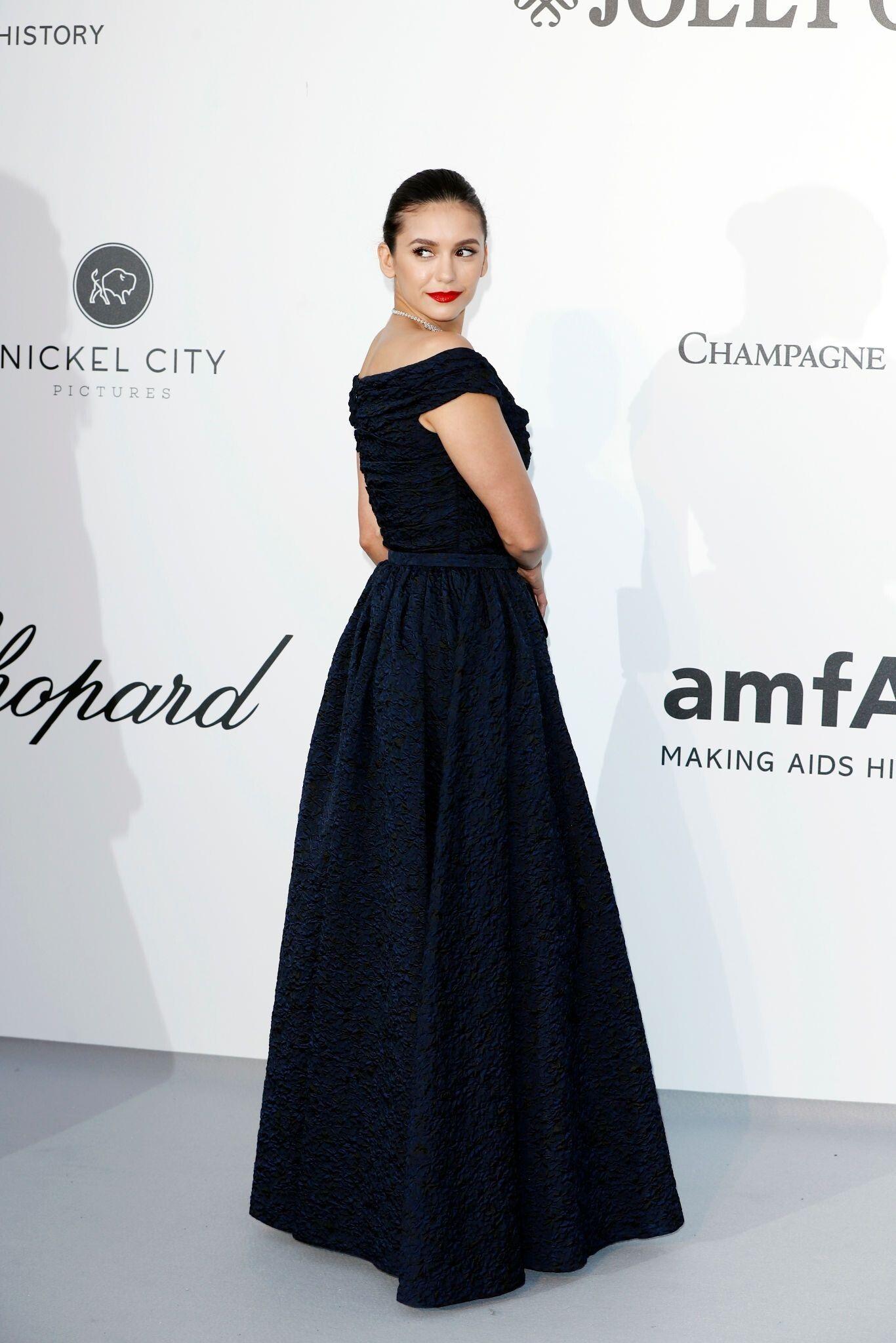 Nina Dobrev at Cannes Gala