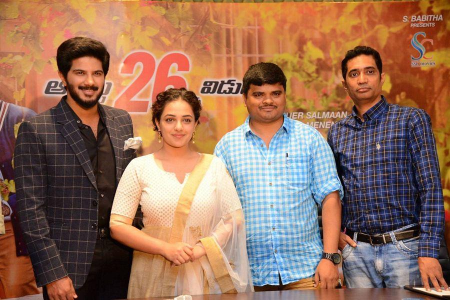 Nithya Menen Stills At 100 Days Of Love Movie Press Meet