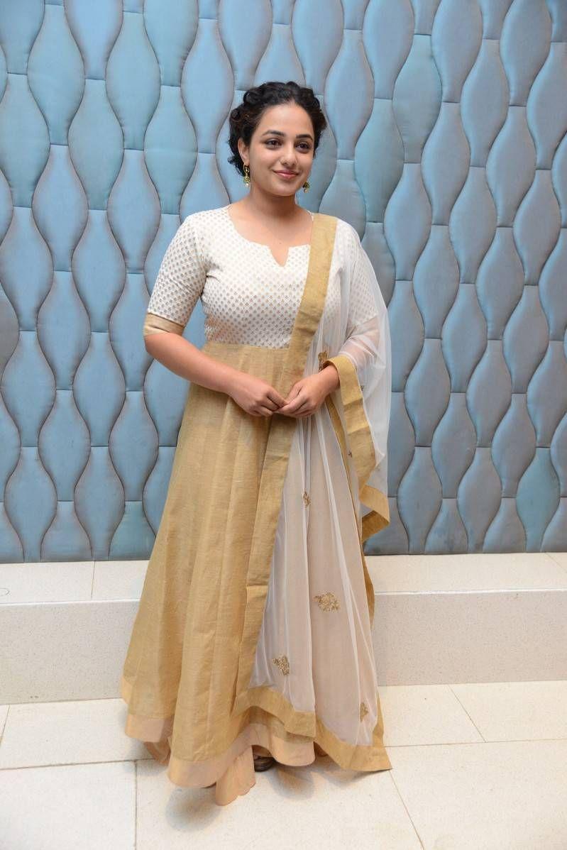 Nithya Menen Stills At 100 Days Of Love Movie Press Meet