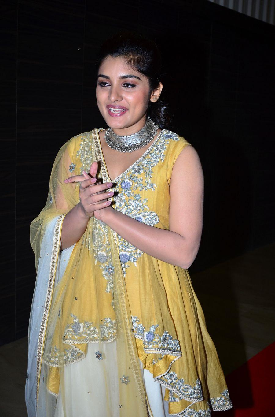 Niveda Thomas Stills at Ninnu Kori Movie Pre Release Function