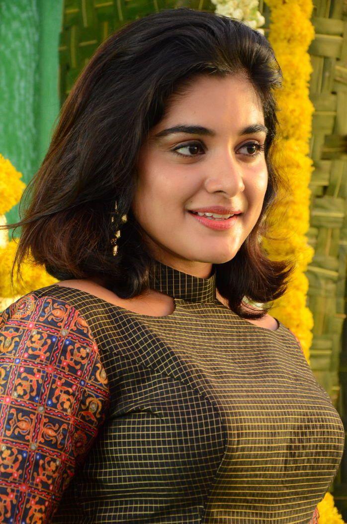 Niveda Thomas looks elegant at her upcoming film launch Photos