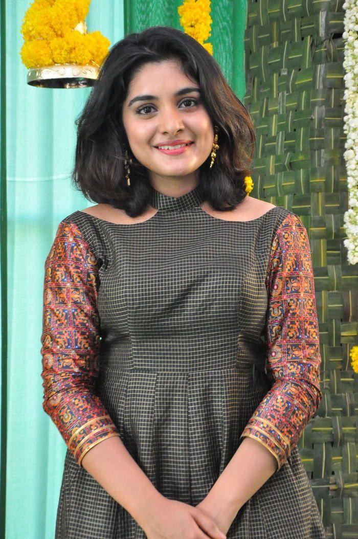 Niveda Thomas looks elegant at her upcoming film launch Photos