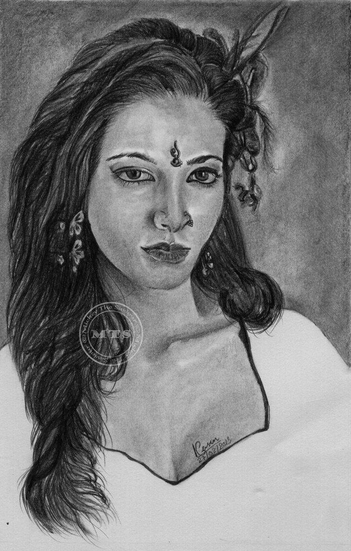 Pencil Sketch of Shruti Haasan Photos