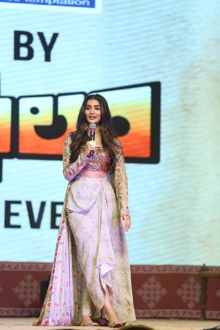 Pooja Hegde Rangasthalam Movie Pre Release Event Stills