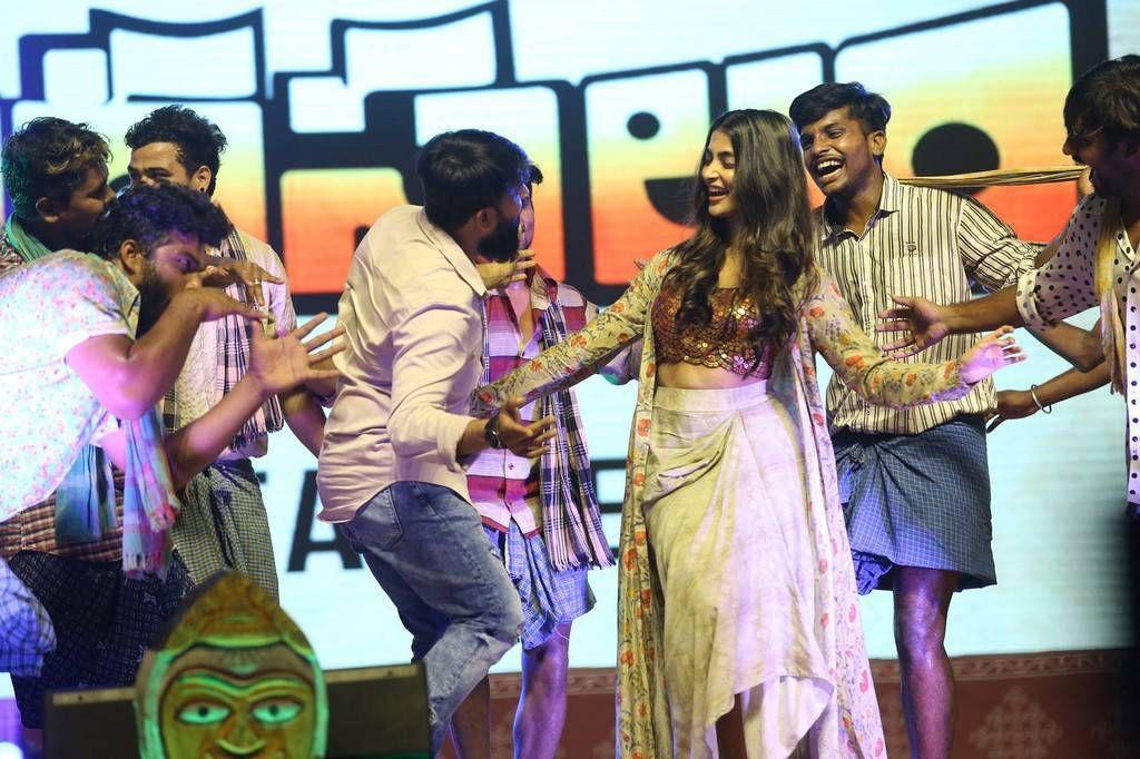 Pooja Hegde Rangasthalam Movie Pre Release Event Stills