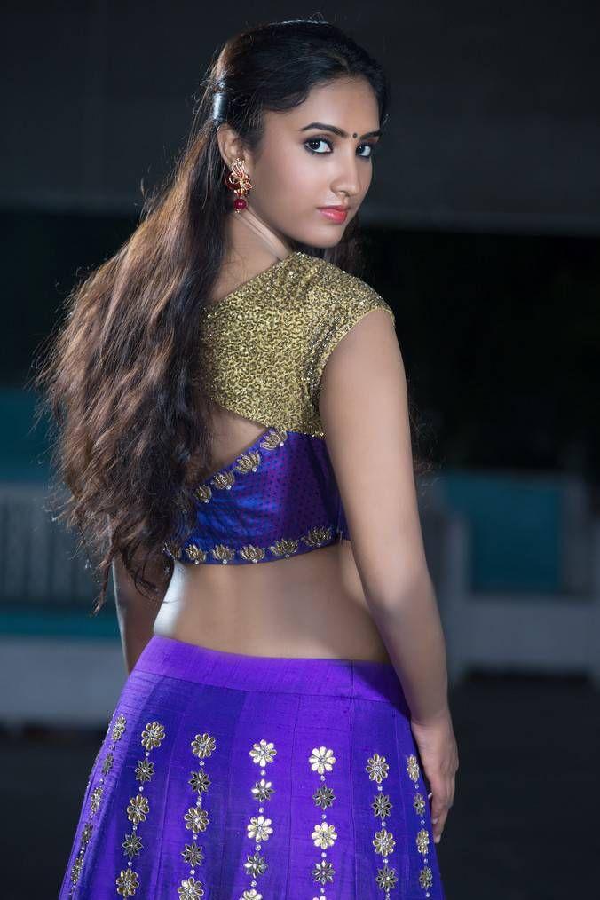 Pranathi Sharma Photo Shoot Stills In Blue Dress