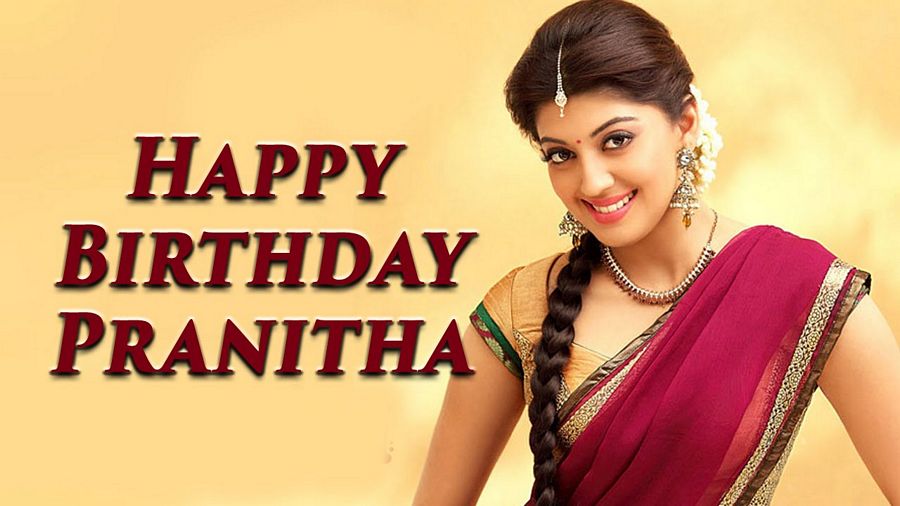 Pranitha Subhash Birthday Wishes Photos