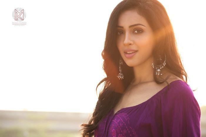 Priya Shri Magenta Colour Dress Photo Shoot Stills