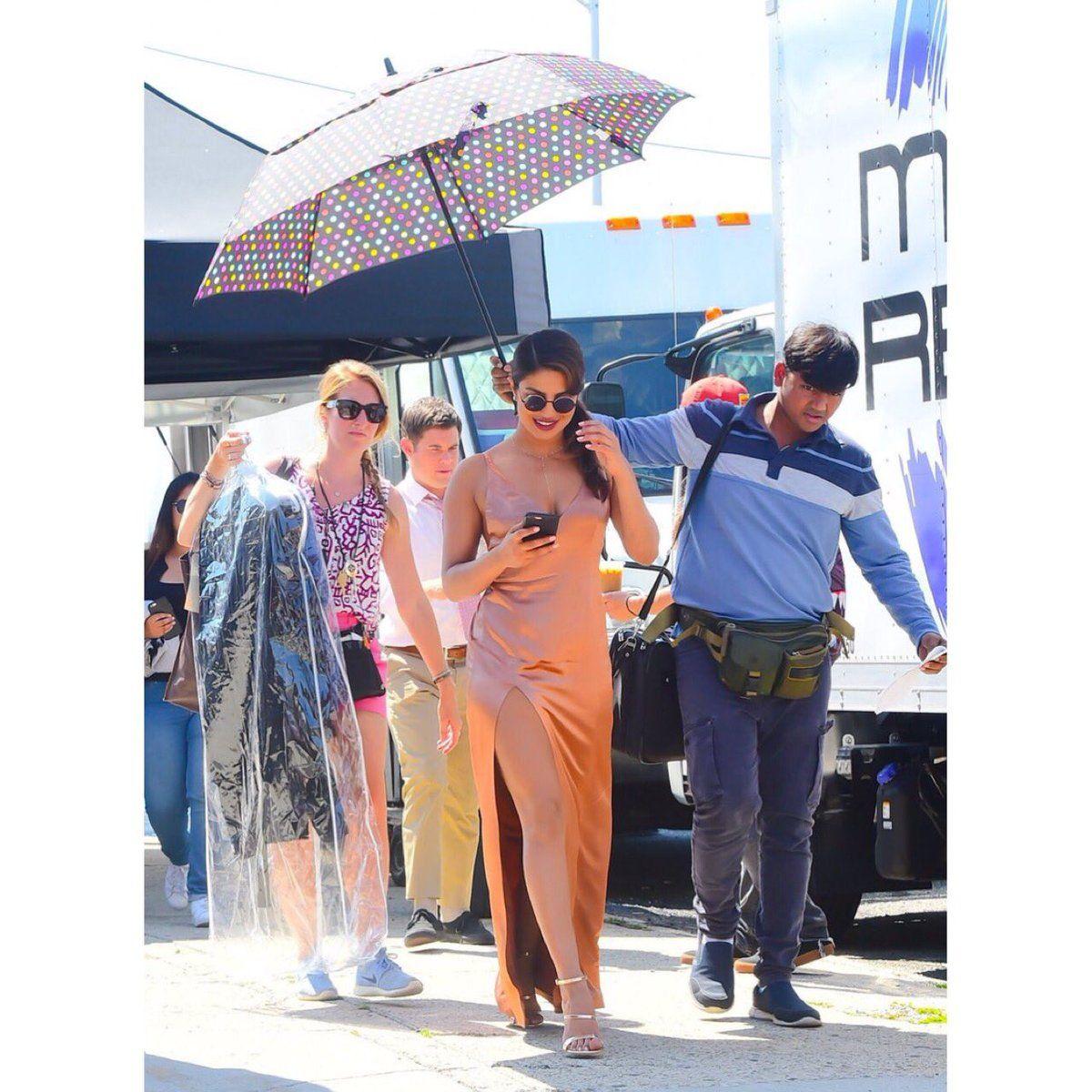 Priyanka Chopra Latest Hot Photos On the sets of Isn't It Romantic Hollywood Movie