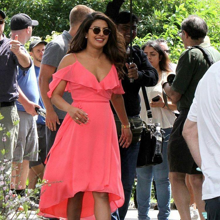 Priyanka Chopra Latest Hot Photos On the sets of Isn't It Romantic Hollywood Movie