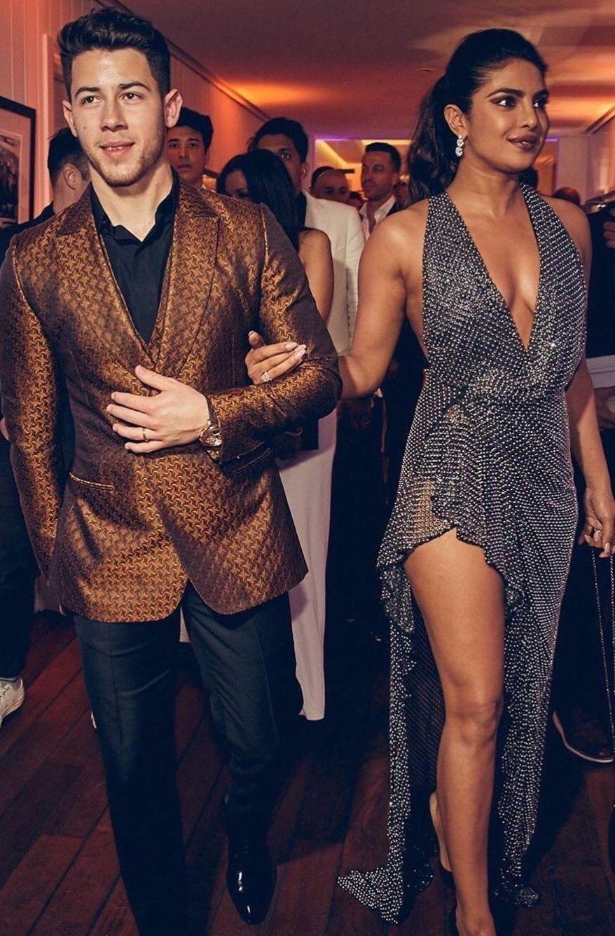  Priyanka Chopra with her Husband Nick Jonas at late night party in Cannes
