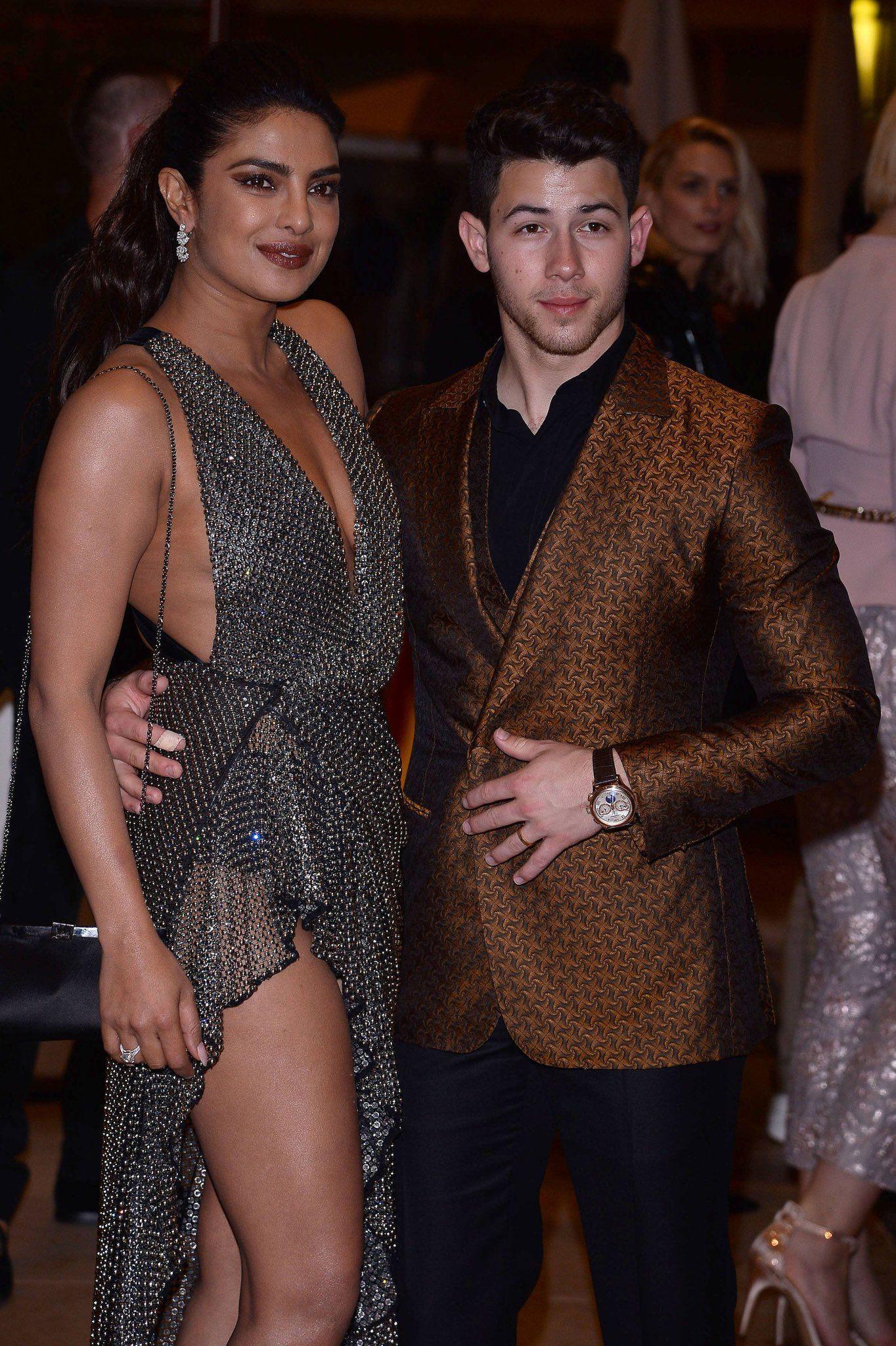  Priyanka Chopra with her Husband Nick Jonas at late night party in Cannes