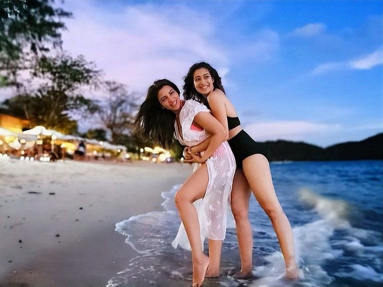 Raai Laxmi Bikini Party Photos