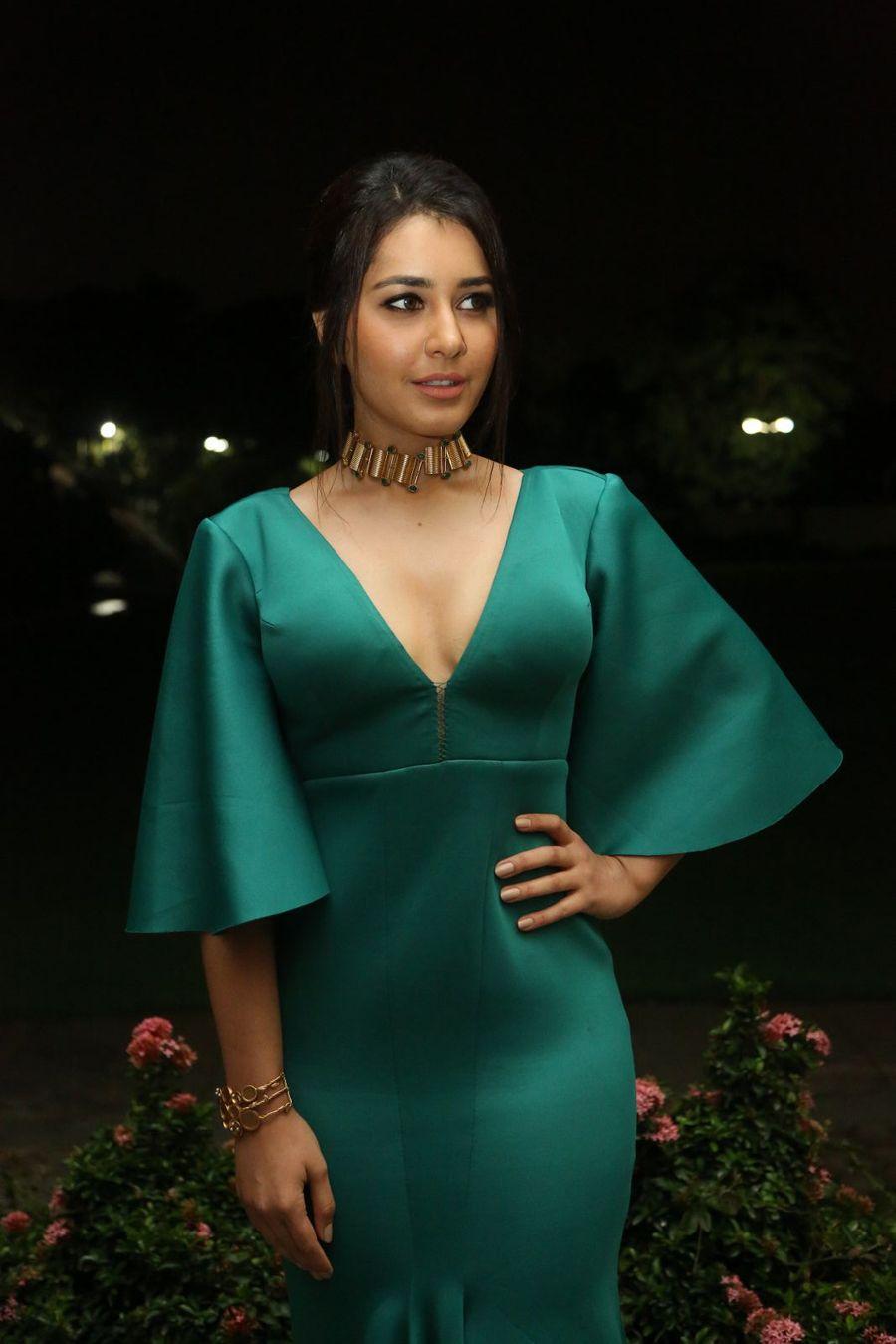 Raashi Khanna Hot Stills at Hyper Movie Audio Launch