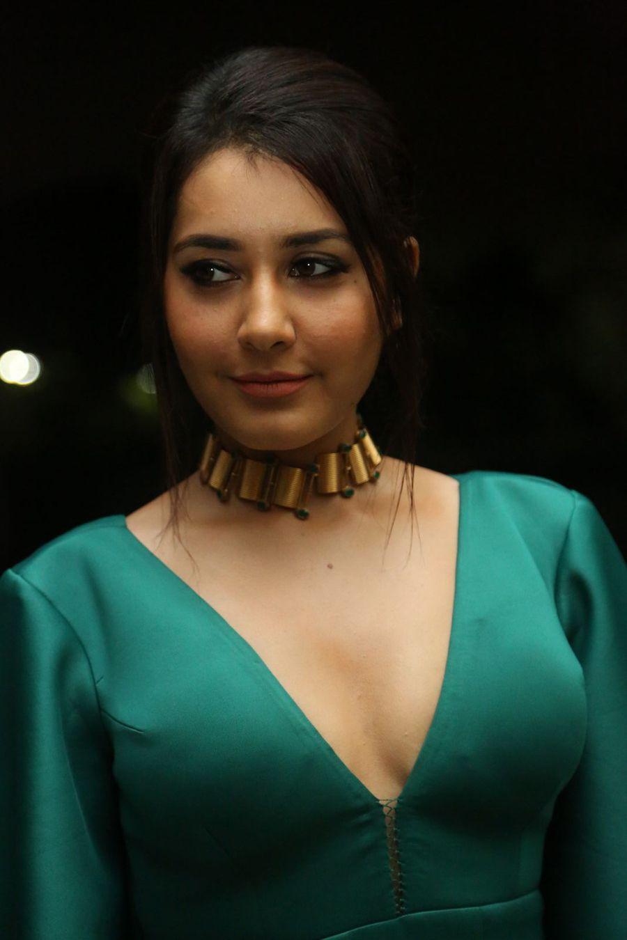 Raashi Khanna Hot Stills at Hyper Movie Audio Launch