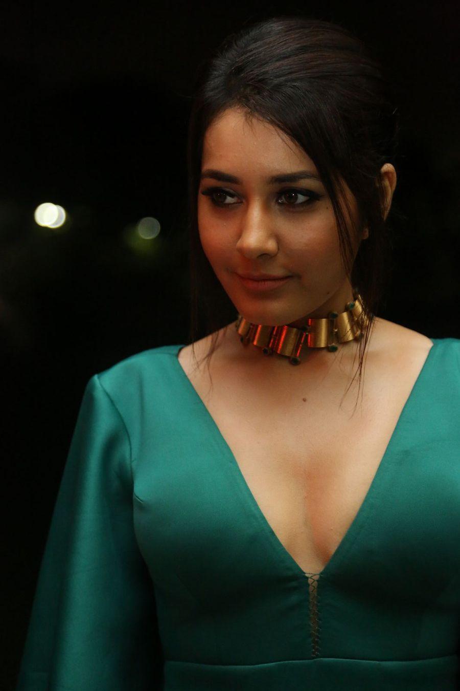 Raashi Khanna Hot Stills at Hyper Movie Audio Launch