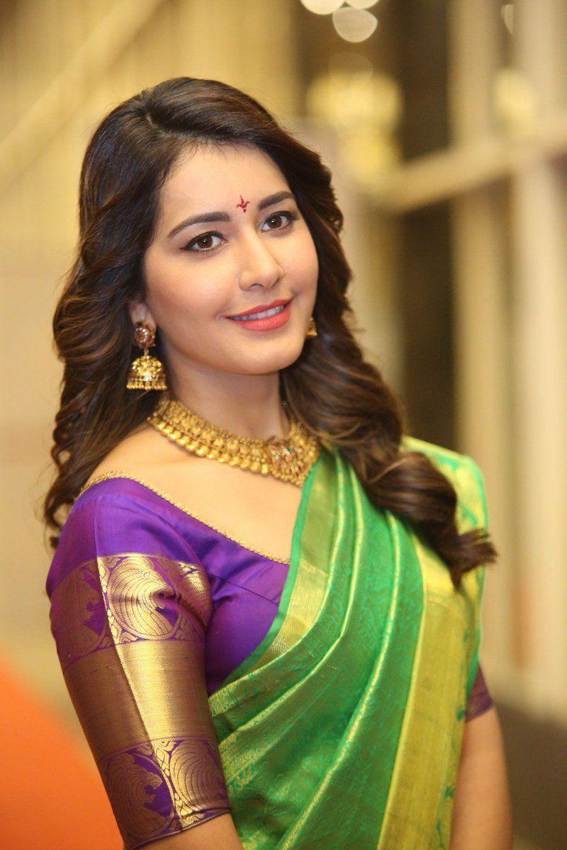 Raashi Khanna Stills at Srinivasa Kalyanam Movie Audio Launch