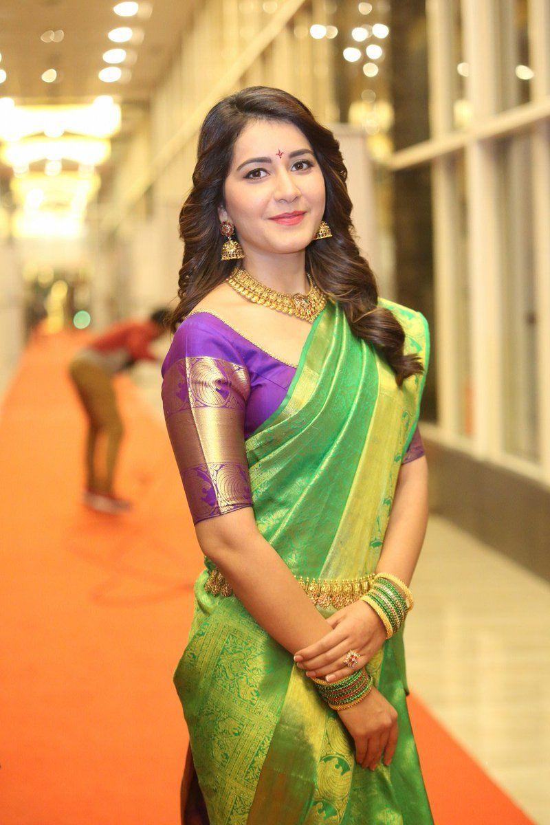 Raashi Khanna Stills at Srinivasa Kalyanam Movie Audio Launch