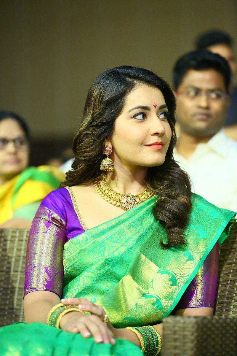 Raashi Khanna Stills at Srinivasa Kalyanam Movie Audio Launch