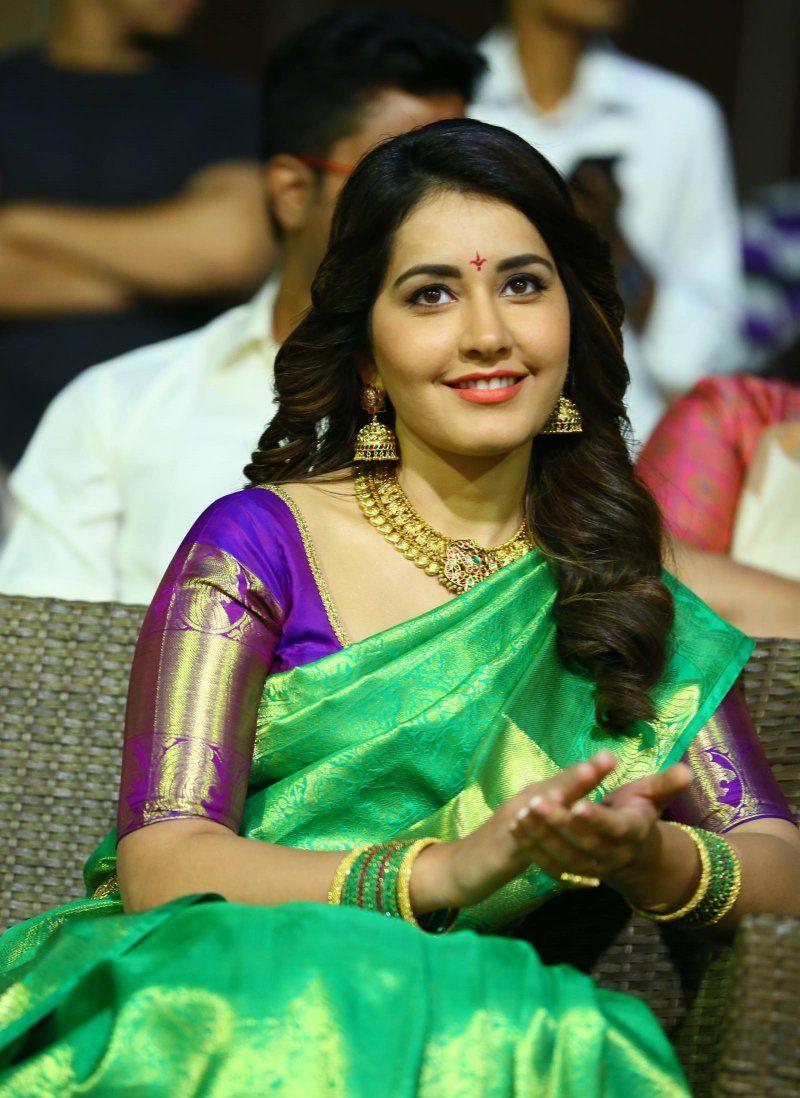 Raashi Khanna Stills at Srinivasa Kalyanam Movie Audio Launch