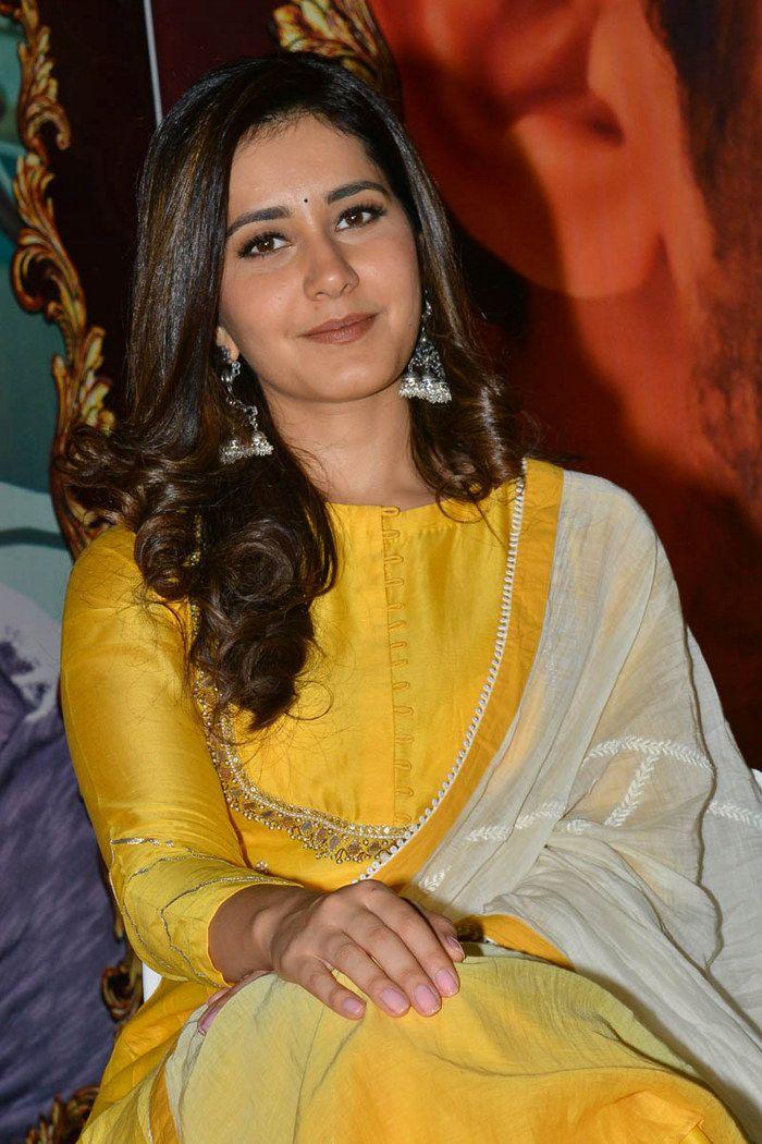 Raashi Khanna Stills at Srinivasa Kalyanam Movie Pre Release