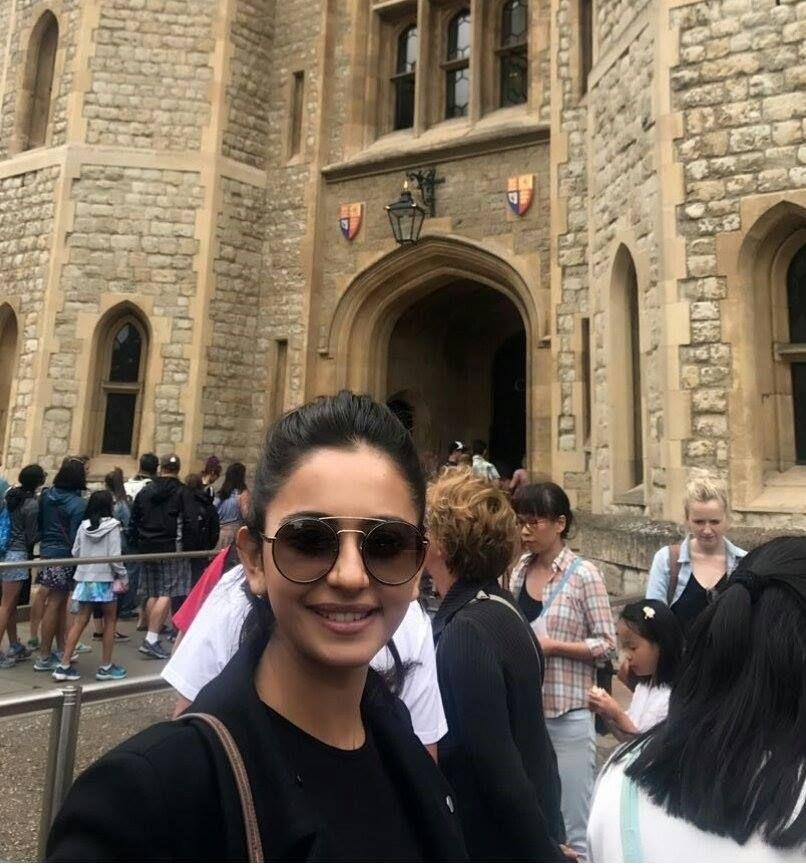 Rakul Preet & Kajal Aggarwal London Latest Photos