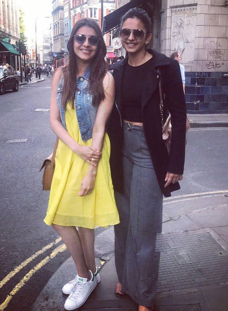 Rakul Preet & Kajal Aggarwal London Latest Photos