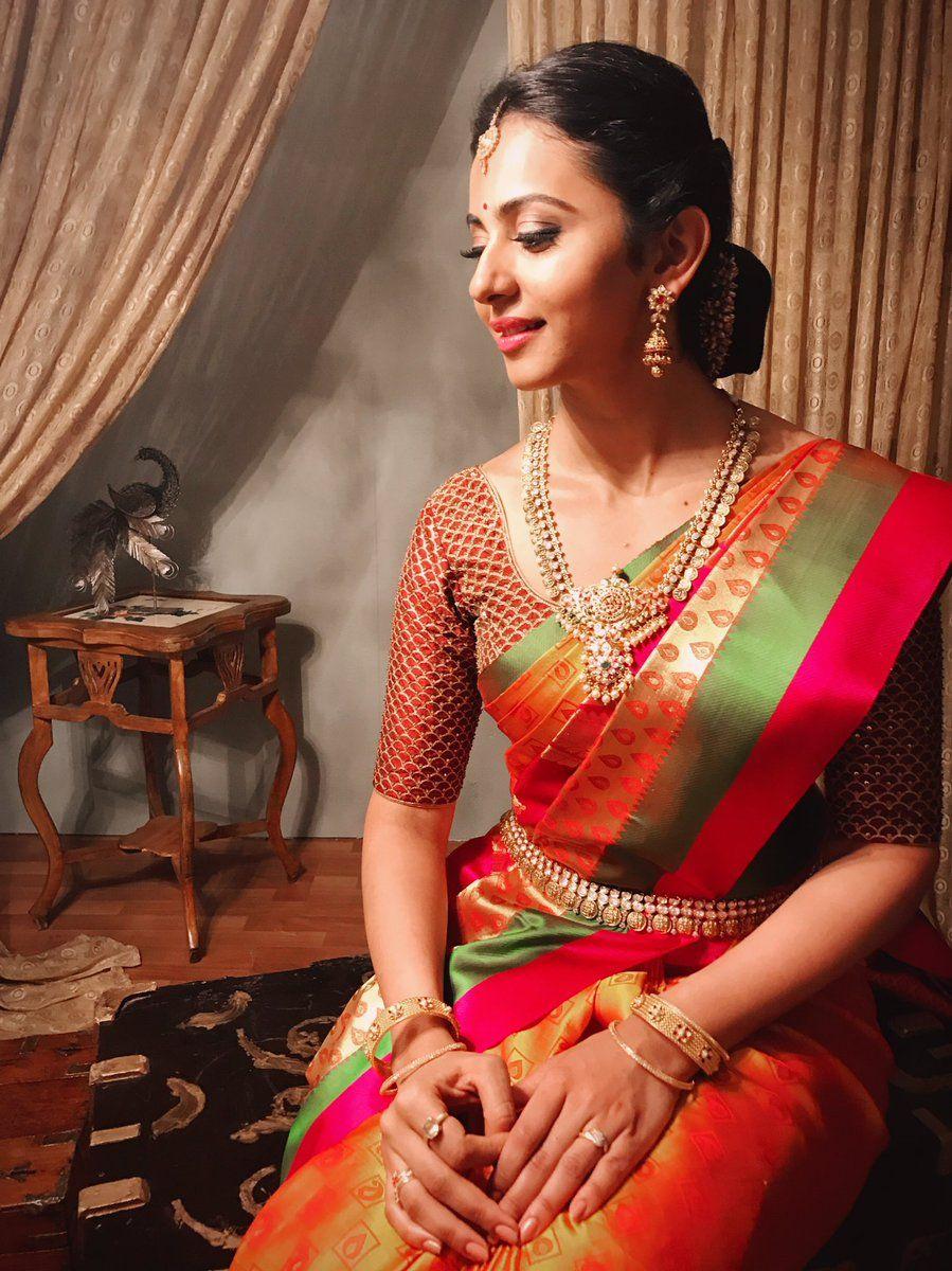 Rakul Preet Latest Saree Photoshoot Stills