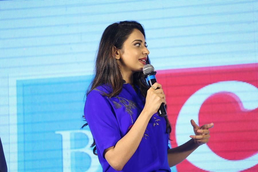 Rakul Preet Singh Latest Stills in Blue Dress