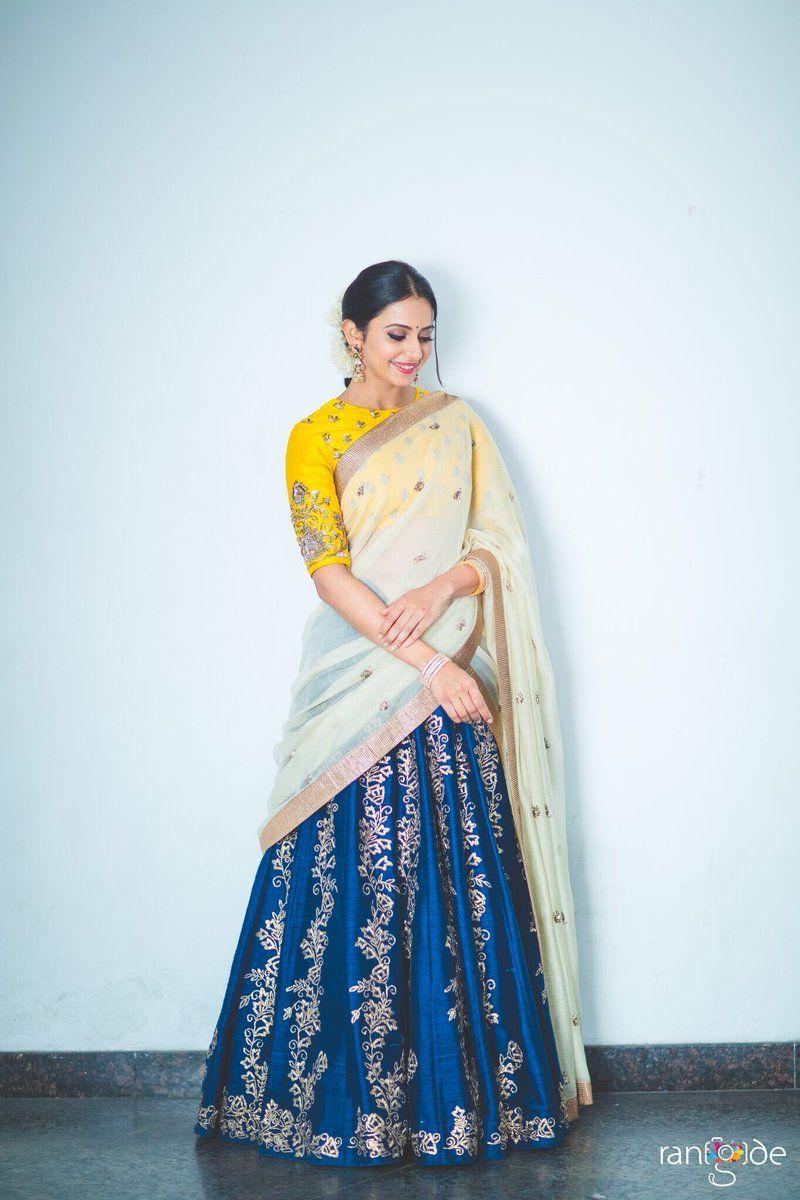 Rakul Preet Singh New Half Saree's Photos