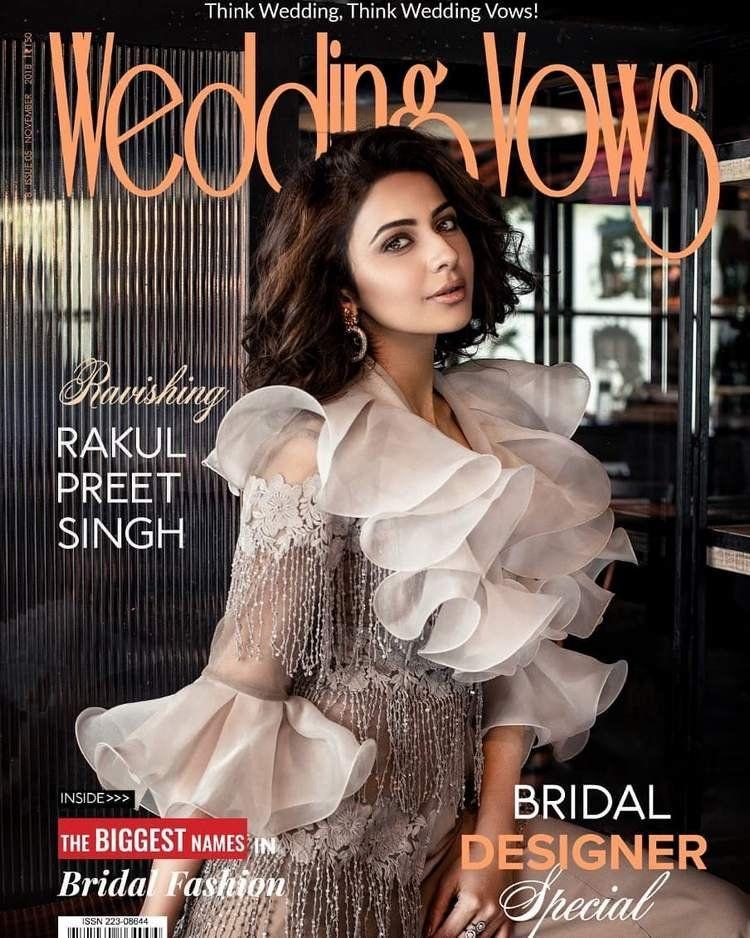 Rakul Preet Singh poses for Wedding Vows Pics