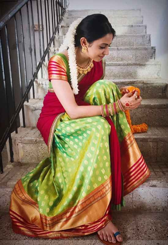 Rakul Preet Tempting Half Saree Photos