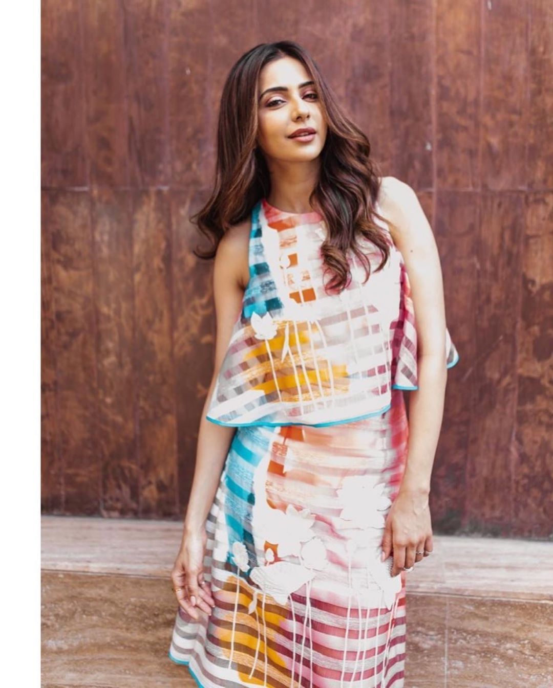 Rakul Preet in unique fashion outfits during promotions of DDPD