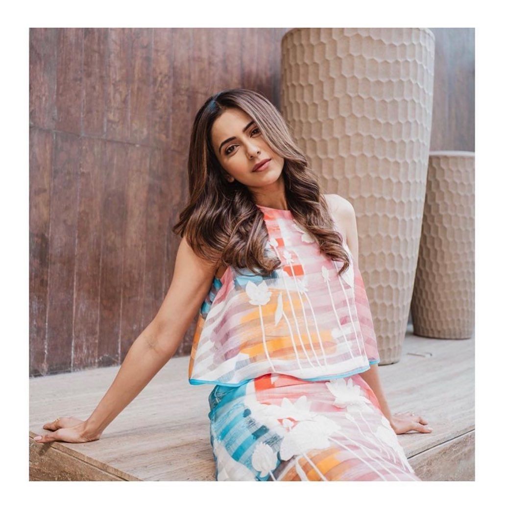 Rakul Preet in unique fashion outfits during promotions of DDPD