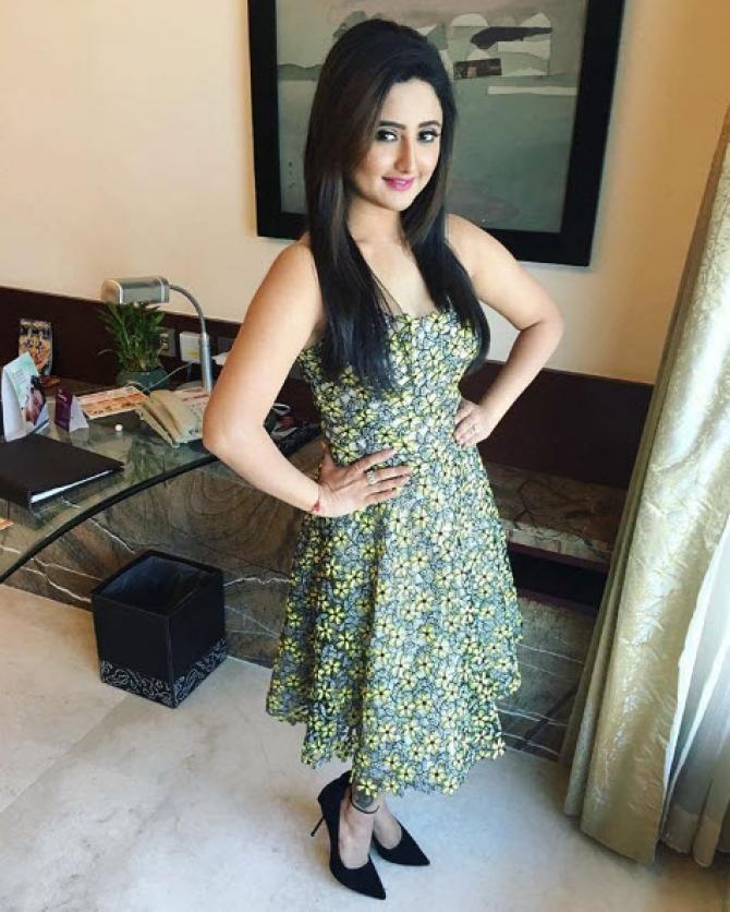 Rashami Desai Hot Latest Unseen Pics Images In Short Cloths