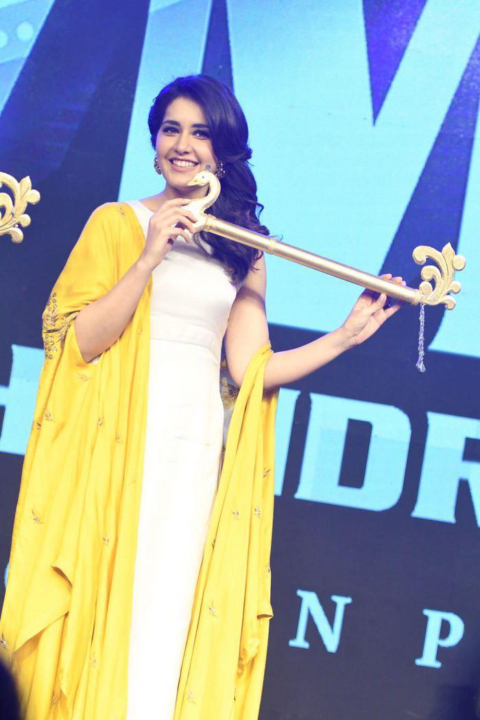 Rashi Khanna Stills At Balakrishnudu Movie Audio Launch