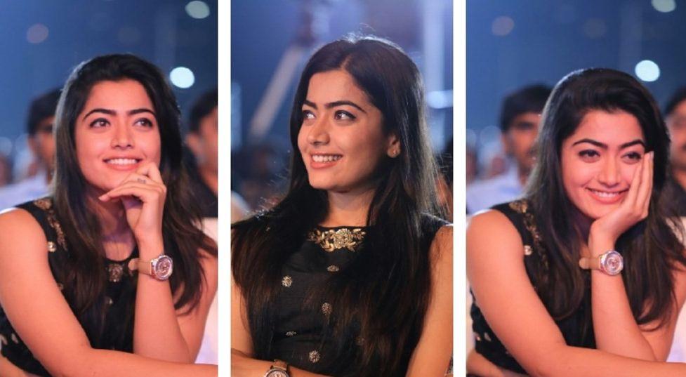 Rashmika Mandanna Photos At Chalo Movie Success Meet