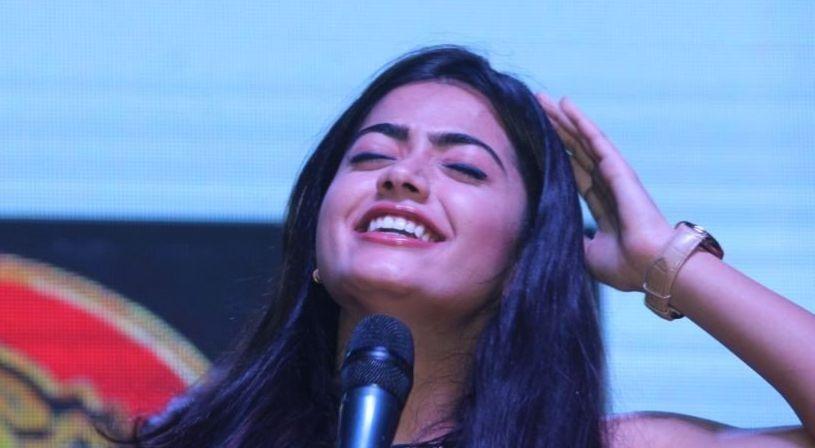 Rashmika Mandanna Photos At Chalo Movie Success Meet