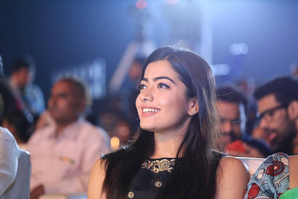 Rashmika Mandanna Photos At Chalo Movie Success Meet