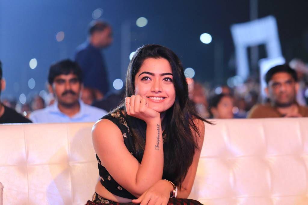 Rashmika Mandanna Photos At Chalo Movie Success Meet