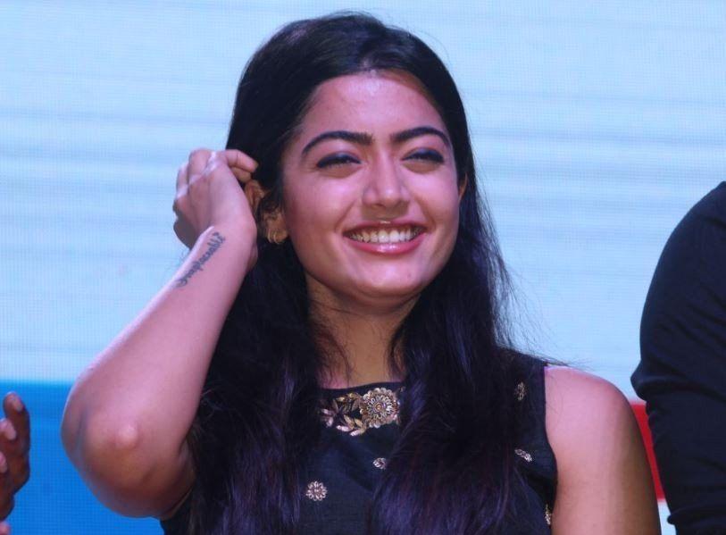 Rashmika Mandanna Photos At Chalo Movie Success Meet